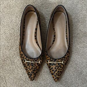 Ayelet Pony Hair Flats in Leopard